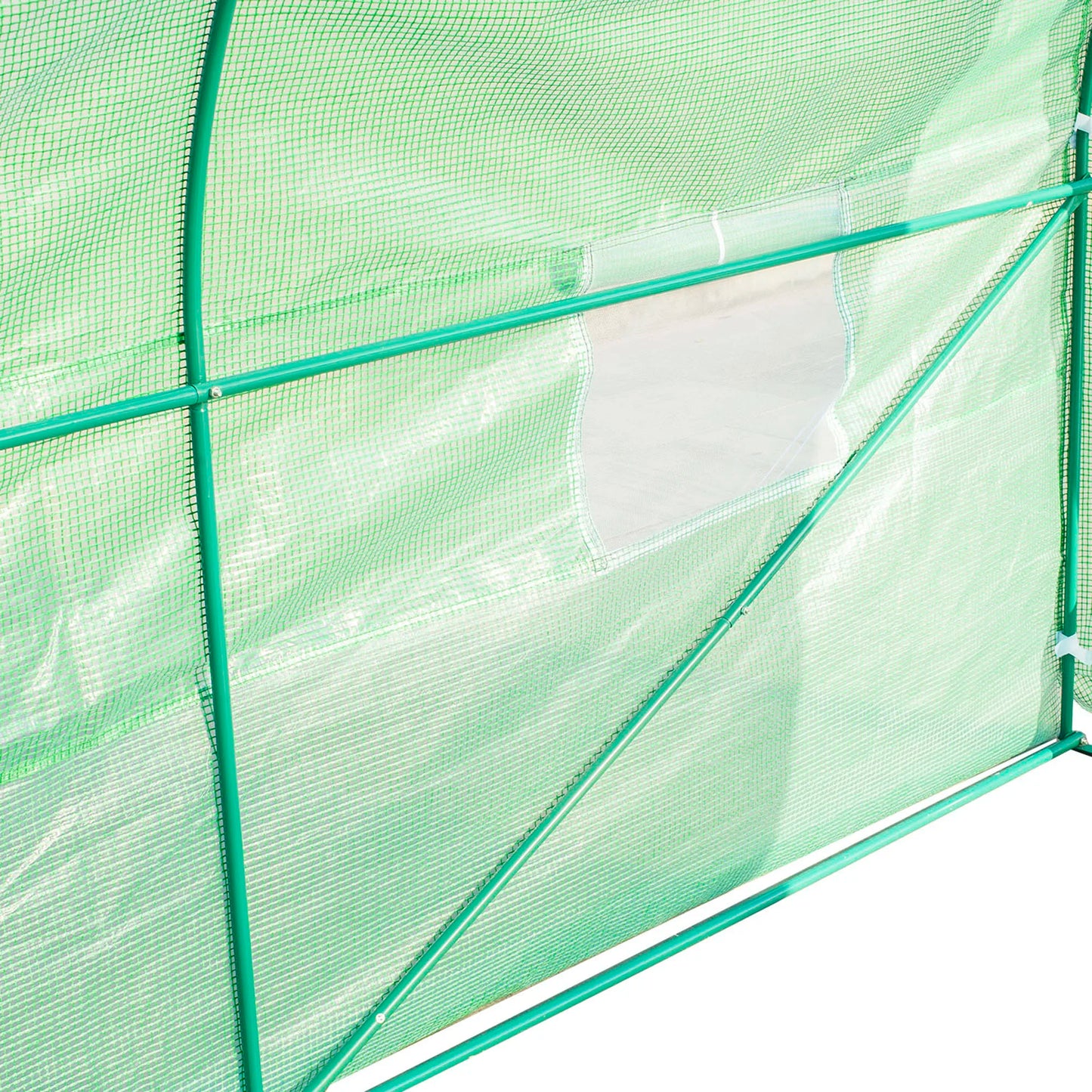 Tuinkas – Kweekkas – Groentekas – Plantenkas – Kas – Stevig Stalen Frame – UV-Bestendige Waterdichte PE Hoes 600x300x200 cm