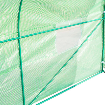 Tuinkas – Kweekkas – Groentekas – Plantenkas – Kas – Stevig Stalen Frame – UV-Bestendige Waterdichte PE Hoes 600x300x200 cm