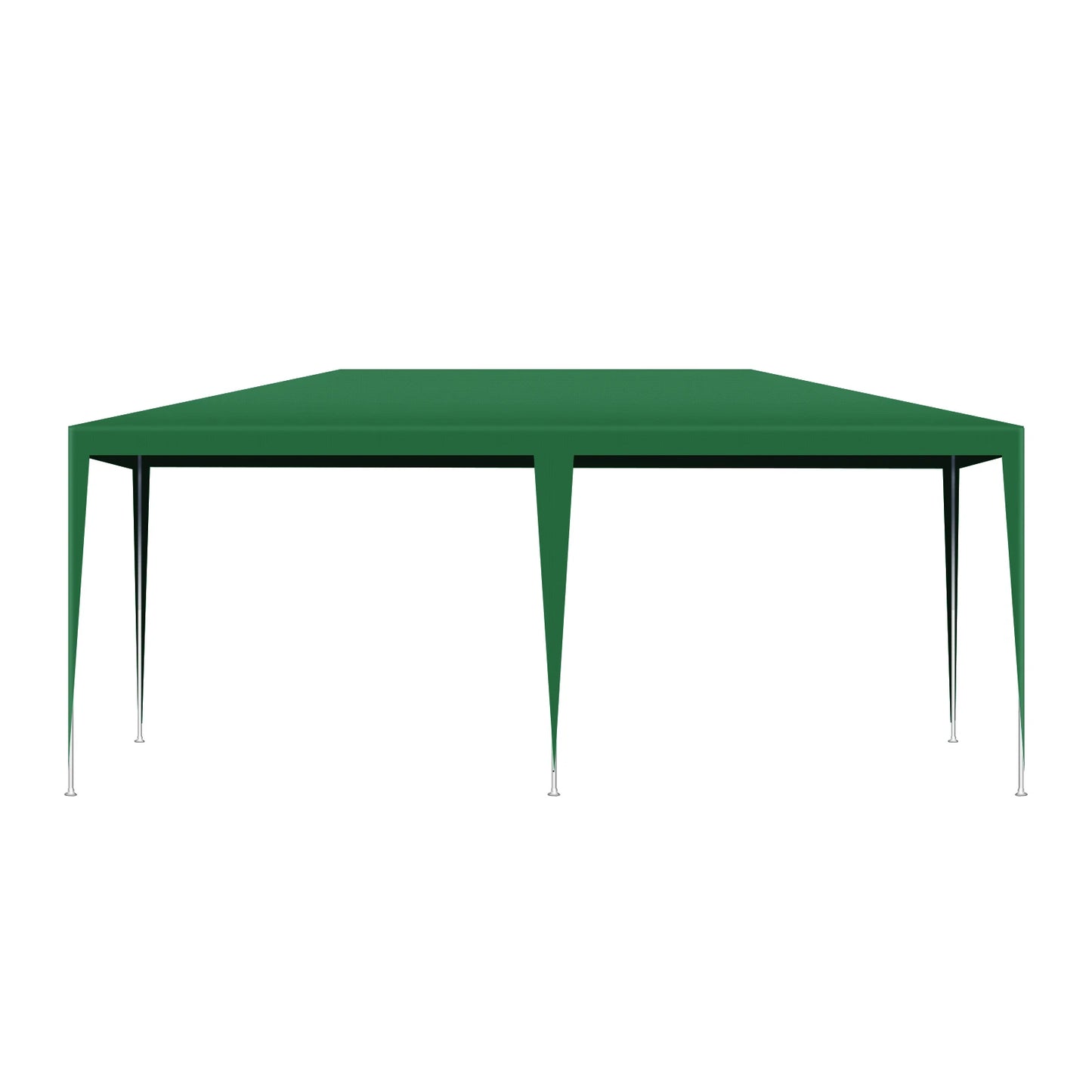 Tuinpaviljoen – Partytent – Tuinpartytent – Tent – Buitentent – Paviljoen – met 6 Verplaatsbare Zijwanden - Waterdicht 210D Oxford Polyester – Stalen Frame Met Roestwerende Coating - 3x6 m - Groen
