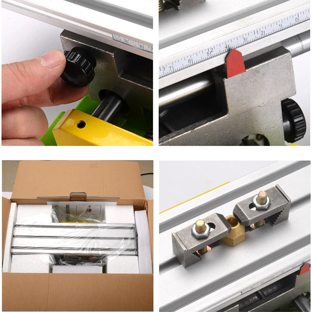 Boormachine - Boorbankschroef - Boorbankspanklem - Multifunctionele miniboorbankschroef - Werktafel voor freesmachine - QUORE
