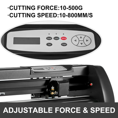 Vinyl Cutter – Vinyl Snijplotter – Snijmachine – Plotter – Sticker Cutter – Snijbreedte 63 cm – Variabele Snijdruk en Snelheid