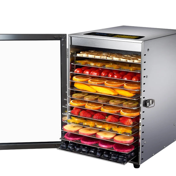 Food Dehydrator - Drying Oven - Fruit Drying Machine - 12 Layers - for Fruit, Vegetables and Meat