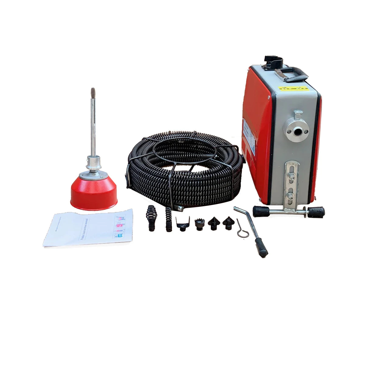 Ontstoppingsmachine – Elektrische Rioleringreiniger – Afvoerontstopper – Leidingspiraal – 900W Motor – Gegoten Aluminium Behuizing - QUORE
