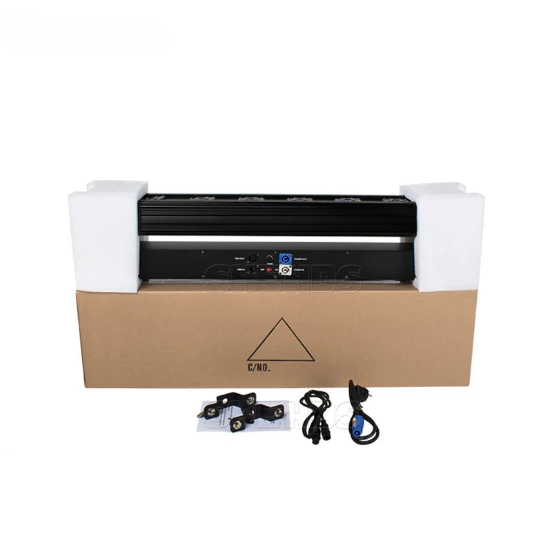 RGB+RGB Moving Head Licht – RGB Beam Lichteffect – Stroboscoop Verlichting – Podiumverlichting – DJ Licht – 6x500mW Vermogen – Precisie Bewegingsmotor