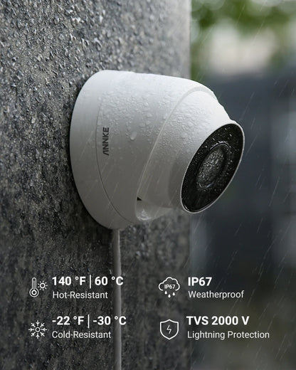 16-kanaals IP CCTV Beveiligingsset – Beveiligingscamera Systeem – IP Camera Set – NVR Recorder – CCTV Camera Beveiliging – 5MP Resolutie – Nachtzicht 30 Meter