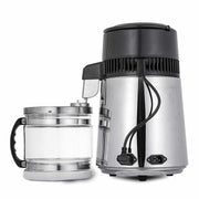Water Distiller - 4L - 1L/H - 220V - 750W - Stainless Steel - Home Use - Small Commercial Applications - Silver