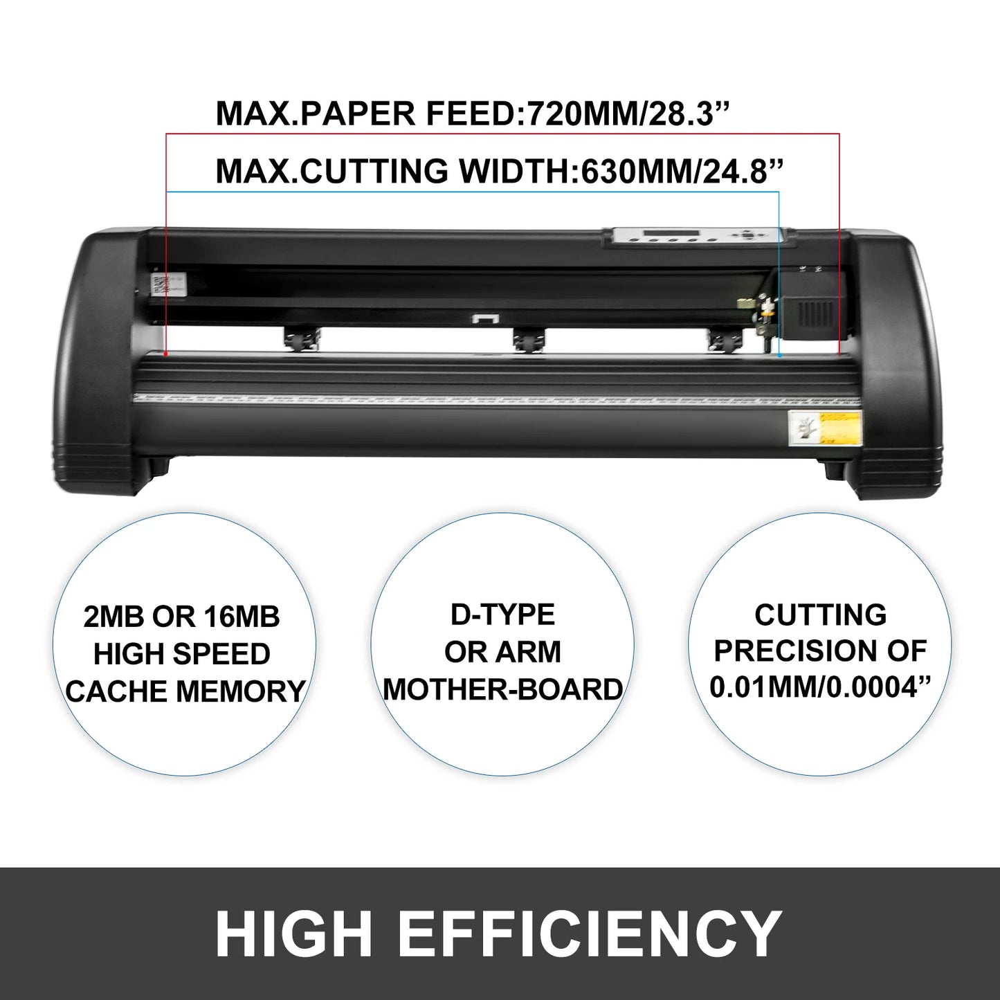 Vinyl Cutter Plotter – Snijplotter – Snijmachine – Sticker Cutter – Vinyl Snijder – 34 Inch Snijbreedte – Aluminium Behuizing Blauw