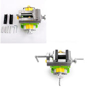Bankschroef - Bench Vice - Aluminiumlegering - 360 Graden Roterend - 2 in 1 Precisie Frees-Boorbankschroef - Behuizing van aluminiumlegering - Groente