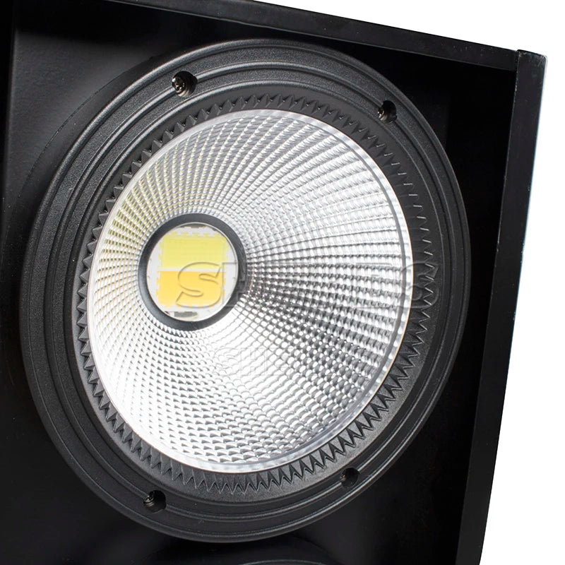 Led Blinder – Stage Licht – Party Verlichting – DJ Lamp – COB LED – 4x100W – Warm Wit en Koel Wit – Compact Metalen Behuizing