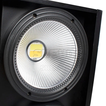 Led Blinder – Stage Licht – Party Verlichting – DJ Lamp – COB LED – 4x100W – Warm Wit en Koel Wit – Compact Metalen Behuizing