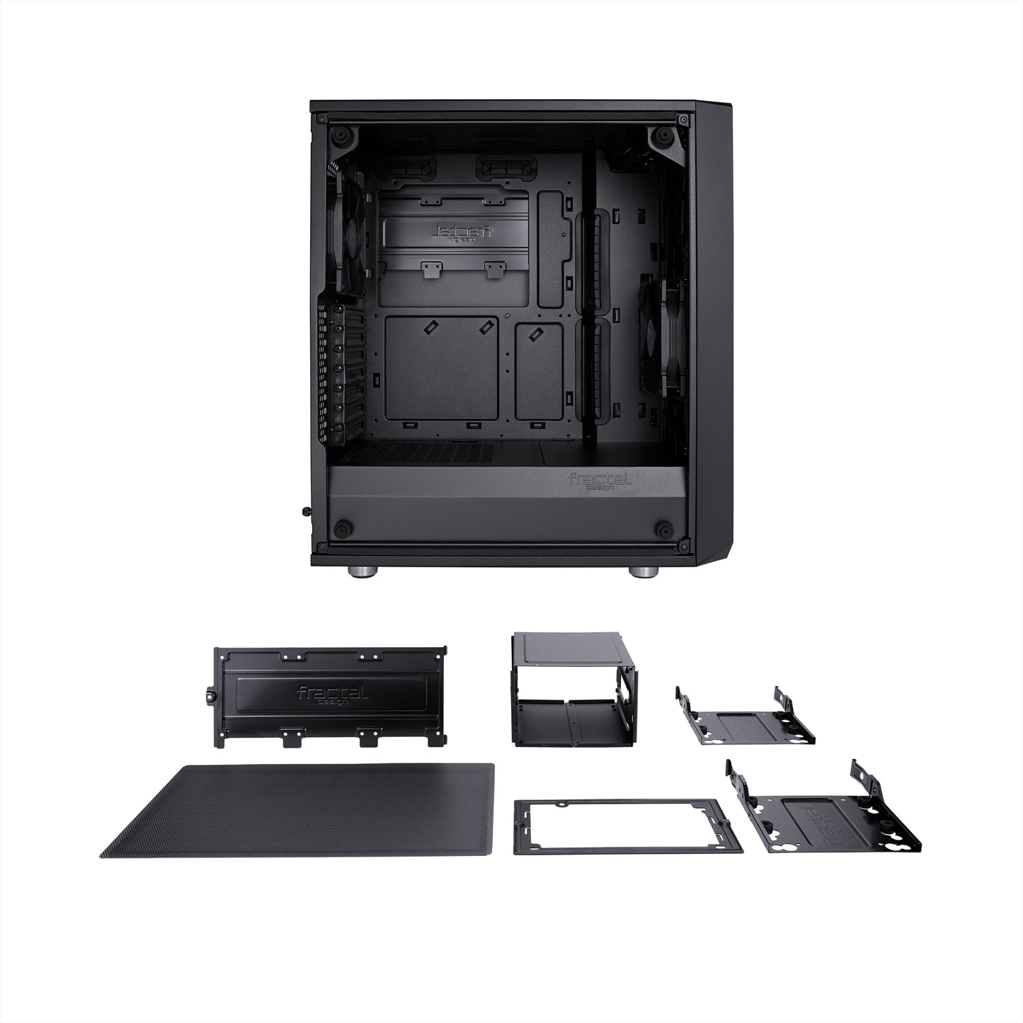 Mesh Dark PC‑Behuizing – Hoogwaardige ATX Mid‑Tower met Mesh Voorpaneel en Hoog Lucht­doorstromings­ontwerp
