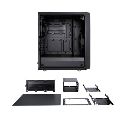 Mesh Dark PC‑Behuizing – Hoogwaardige ATX Mid‑Tower met Mesh Voorpaneel en Hoog Lucht­doorstromings­ontwerp