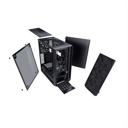 Mesh Dark PC‑Behuizing – Hoogwaardige ATX Mid‑Tower met Mesh Voorpaneel en Hoog Lucht­doorstromings­ontwerp