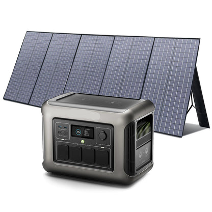 Draagbare Powerstation – Mobiele Accu – Noodstroom Generator – Zonne Energie Station – 1152Wh Capaciteit – 400W Continu Stroom