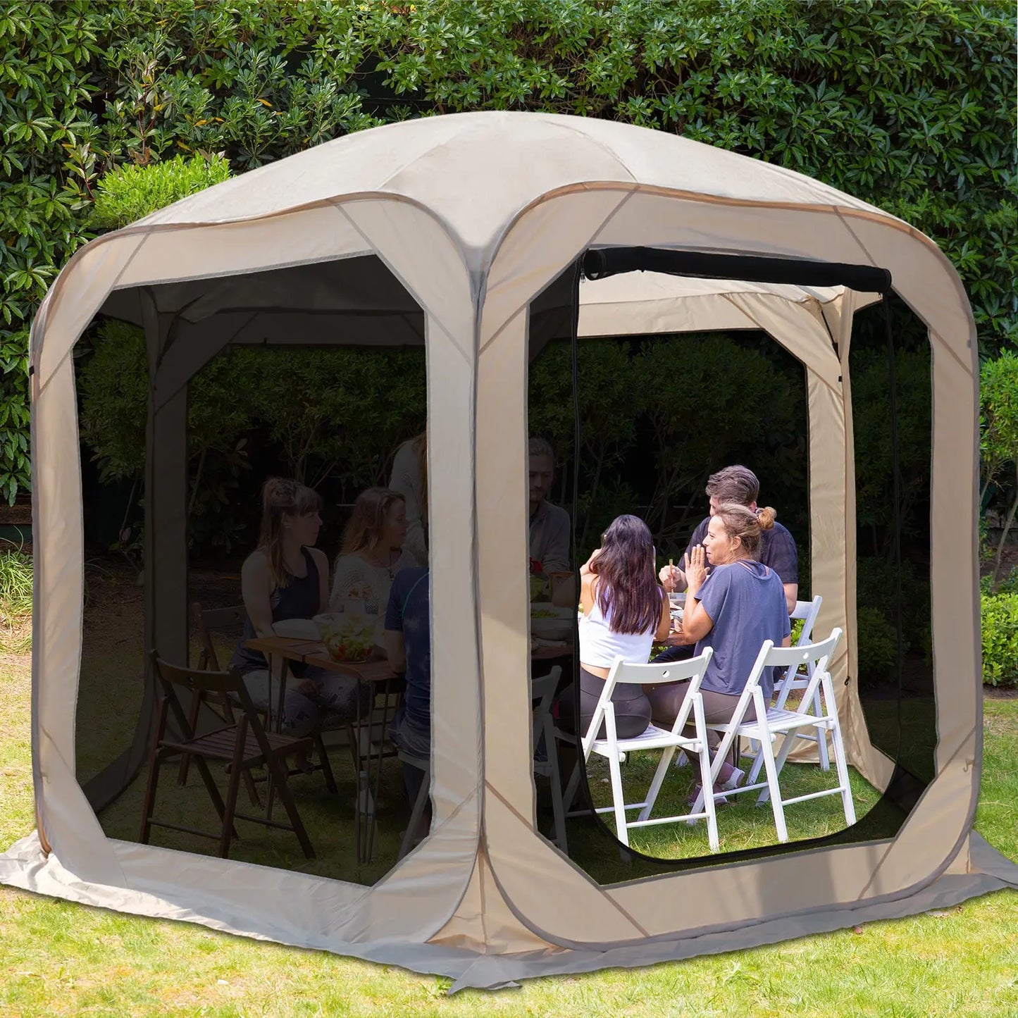 Pop-Up Tent – Kampeertent – Vouwtent – Schuiltent – Insectenwerend – 3x3 Meter – Waterdicht