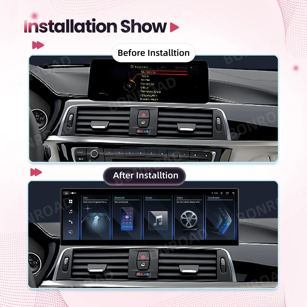 Multimedia Touchscreen BMW – Navigatiesysteem – Infotainmentsysteem – Android Auto – Draadloze CarPlay – 14,9 Inch Scherm – 2560x720 Resolutie