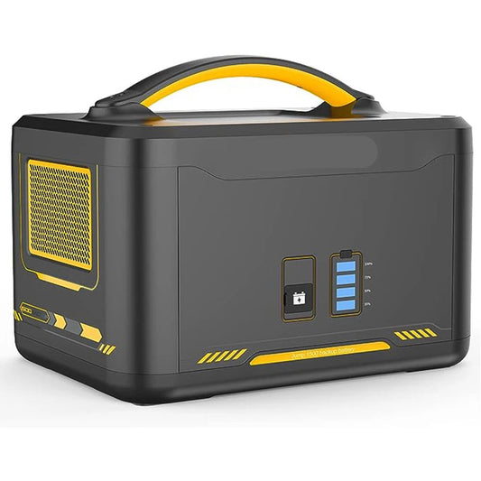 Powerstation - Stroomgenerator - Mini-Generator - Draagbare - met extra batterij - 1548 Wh - LiFePO4 - 3500 mAh - -20°C to 55°C - voor Thuis - Tenten - Buiten - Kamperen - 36 x 27 x 28 cm - Zwart/Geel