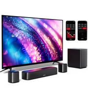 Soundbar - Soundbars - Soundbars for TV - Soundbar with Subwoofer - Speaker - 250W - with 2 Surround Speakers