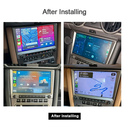 Auto Multimedia Speler - Voor Porsche Cayman 911 987 Boxster 997 - 1GB32GB - met Wifi - Carplay Scherm - Navigatiesysteem Auto - Multimedia Autoradio - Zilver