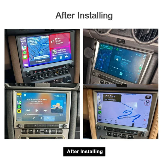 Auto Multimedia Speler - Voor Porsche Cayman 911 987 Boxster 997 - 1GB32GB - met Wifi - Carplay Scherm - Navigatiesysteem Auto - Multimedia Autoradio - Zilver