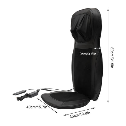 Massagekussen – Massagerol – Massageapparaat – Rugkussen – Nek-en Schoudermassage – Verwarmerfunctie – Draagbaar Met Afstandsbediening