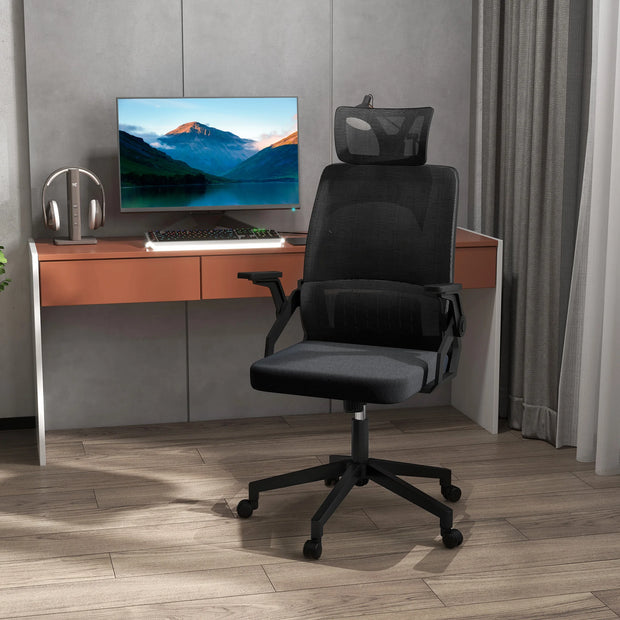 Ergonomische Bureaustoel - Bureaustoelen - Voor Volwassenen - Kantoorstoel - Verstelbare Bureaustoel  - Bureau Stoel Gaming - Verstelbaar - Draaibaar - Mesh-stof - Gamestoel - 58X61X102-119 Cm.