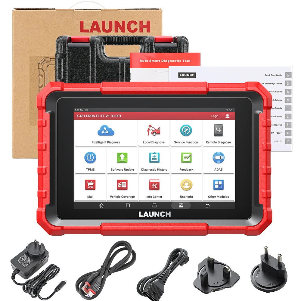 Diagnoseapparaat Auto – OBD2 Scanner – Autodiagnose Tool – Foutcode Uitlezer – Diagnose Scanner EU/RU Versie – 8 Inch Scherm – 31+ Resetfuncties