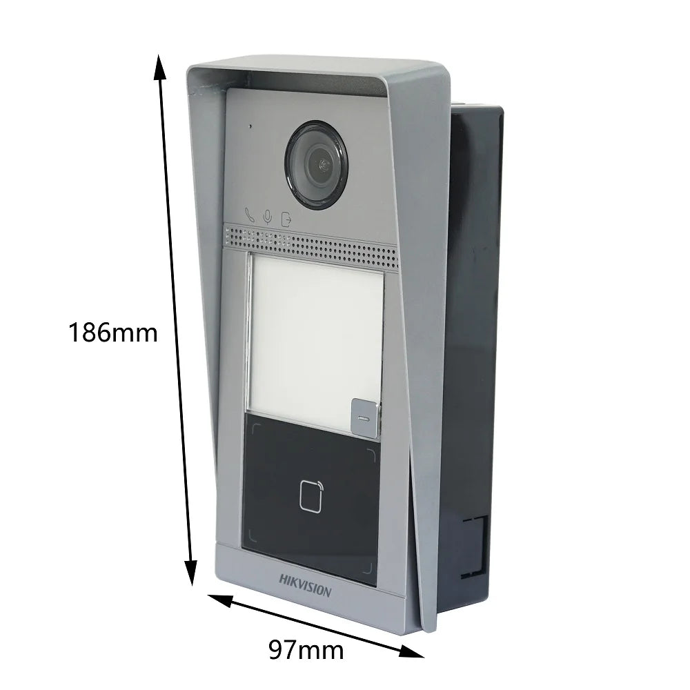 Deurbel – Deurstation – Toegangsdeurstation – Beldrukker – Deurintercom – Kleurencamera 124° – IP65 Waterdicht – Flush Cover Variant