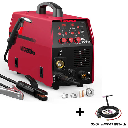 Lasmachine – Mig Lasmachine – Mig Mag Lasser – Tig Lasser – Spotlasser – 6-in-1 Multifunctioneel – 200 Ampère Vermogen