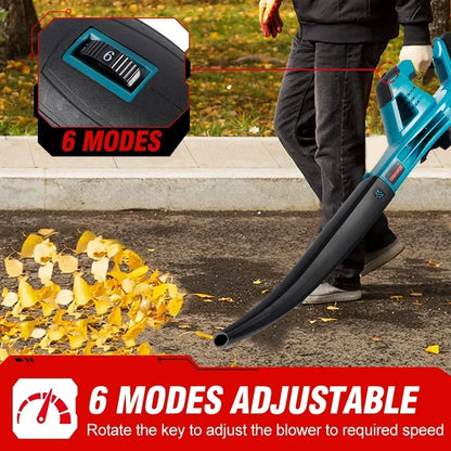 Bladblazer - 4500W - Elektrische Blazer - Luchtblazer - Hogedruk - Draagbaar & Draadloos - voor Stof - Rook en Bladeren - Compatibel met 18V Accu - Zonder Accu