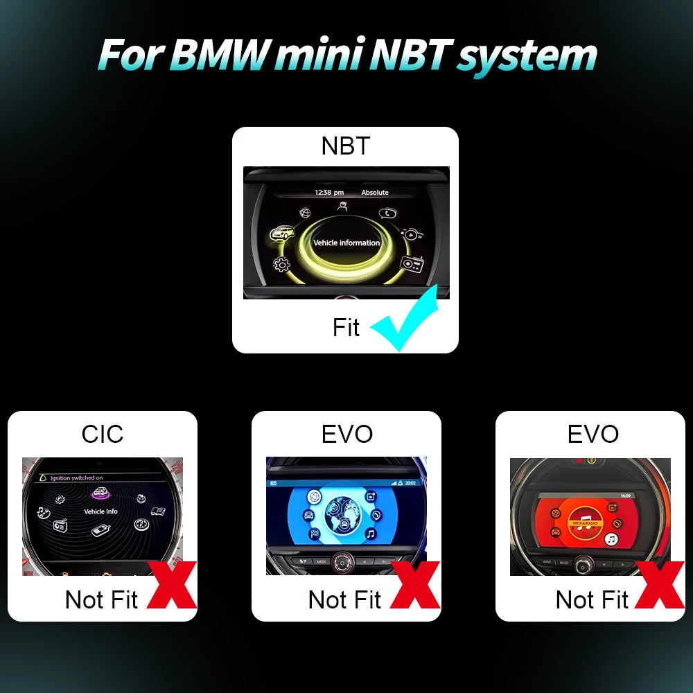 Carplay Module – Carplay Interface – Android Auto Module – Autoradio Upgrade – Draadloze Connectiviteit – Plug & Play Installatie – Compatibel Met Mini NBT System – Veilig En Gebruiksvriendelijk - QUORE