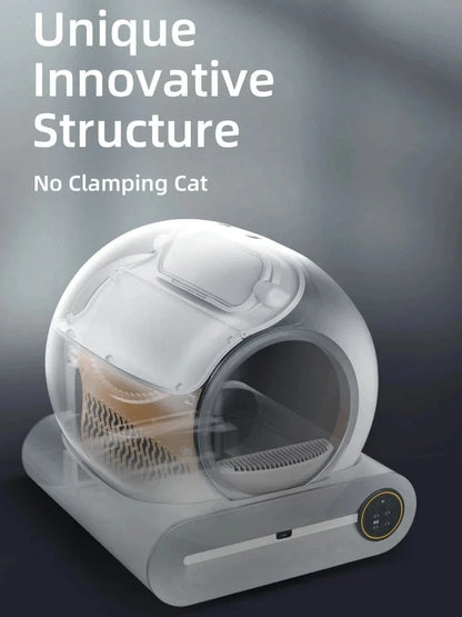 Zelfreinigende Kattenbak - Automatische Kattenbak - Kattenbak - 65L - Extra Grote - Geschikt voor Meerdere Katten - met App Besturing