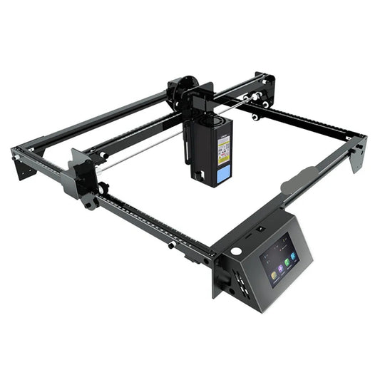 Lasergraveermachine - Graveerset - Graveerder - Graveerapparaat - 20W - 0.08x0.1mm Laser Spot - 375x375mm - Kleuren Touchscreen 32-Bit Chipset - Werkgebied