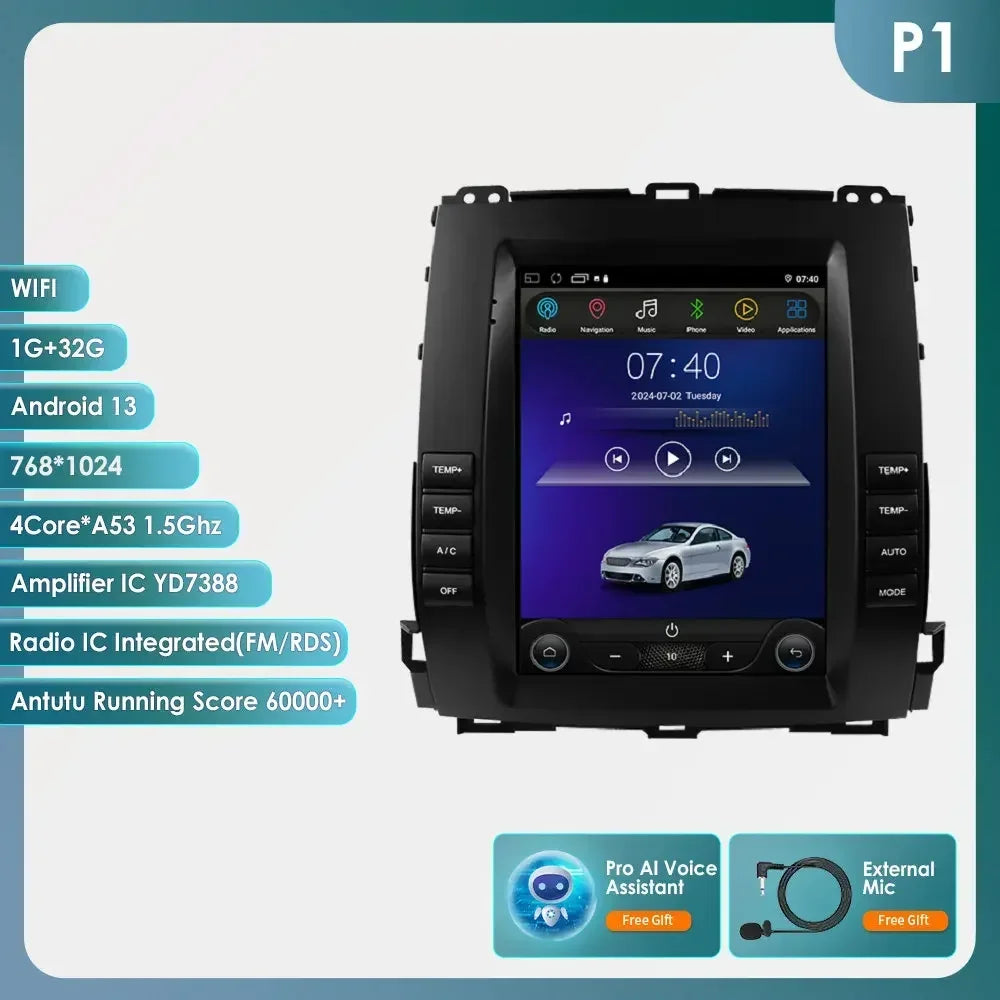 2Din Android Autoradio Frame – 2Din Dashboard Paneel – Autoradio Behuizing – Multimedia Installatie Frame – Auto Radioschacht – Perfecte Passendheid – Duurzaam Kunststof Hittebestendig - QUORE