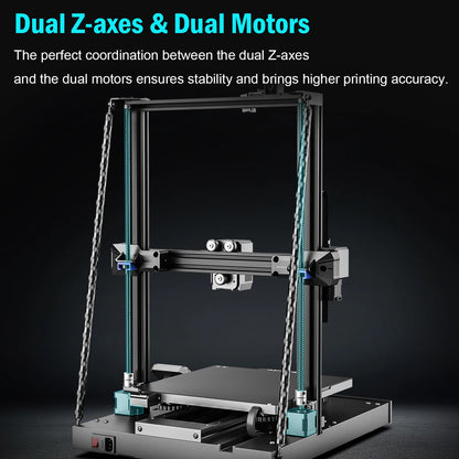 3D Printer – 3D Printer Voor Hobbyisten – 3D Printer Met Groot Bouwvolume – 3D Printer Voor Professionals – 300 X 300 X 400 Mm – 300 Mm/Snelheid – 0,1 Mm Precisie