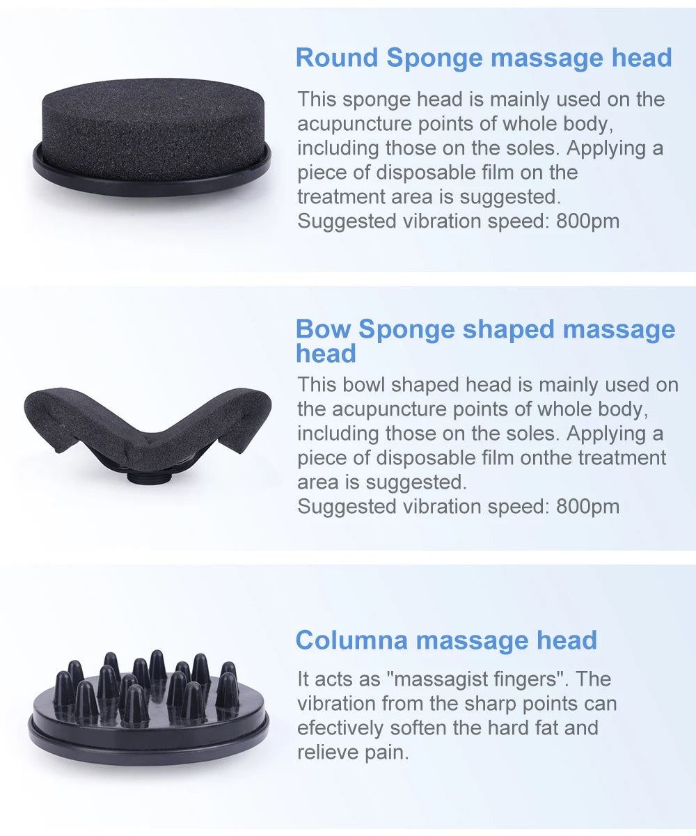 G5 Trillingsmassager – Electrische Massager – Vetverbrandingsapparaat – Cellulite Behandelaar – Spierontspanner – Vijf Massagekoppen – Stevig ABS Materiaal – Groot Formaat