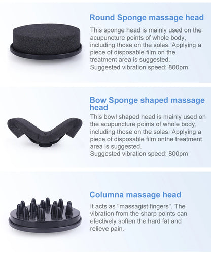 G5 Trillingsmassager – Electrische Massager – Vetverbrandingsapparaat – Cellulite Behandelaar – Spierontspanner – Vijf Massagekoppen – Stevig ABS Materiaal – Groot Formaat