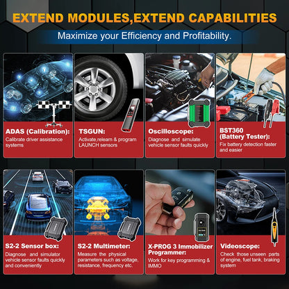 Auto Diagnose Scanner – Autodiagnose Apparaat – Diagnose Tool – OBD Scanner – ECU Codering – Bi-directionele Besturing – Android 10