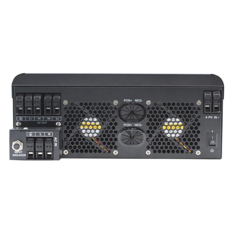 Hybride Zonnestroomomvormer – Zonne-Energie Omvormer – Solar Laadregelaar – MPPT Omvormer – Wifi Zonnepaneel Controller – 6 kW Vermogen – Wifi Monitoring