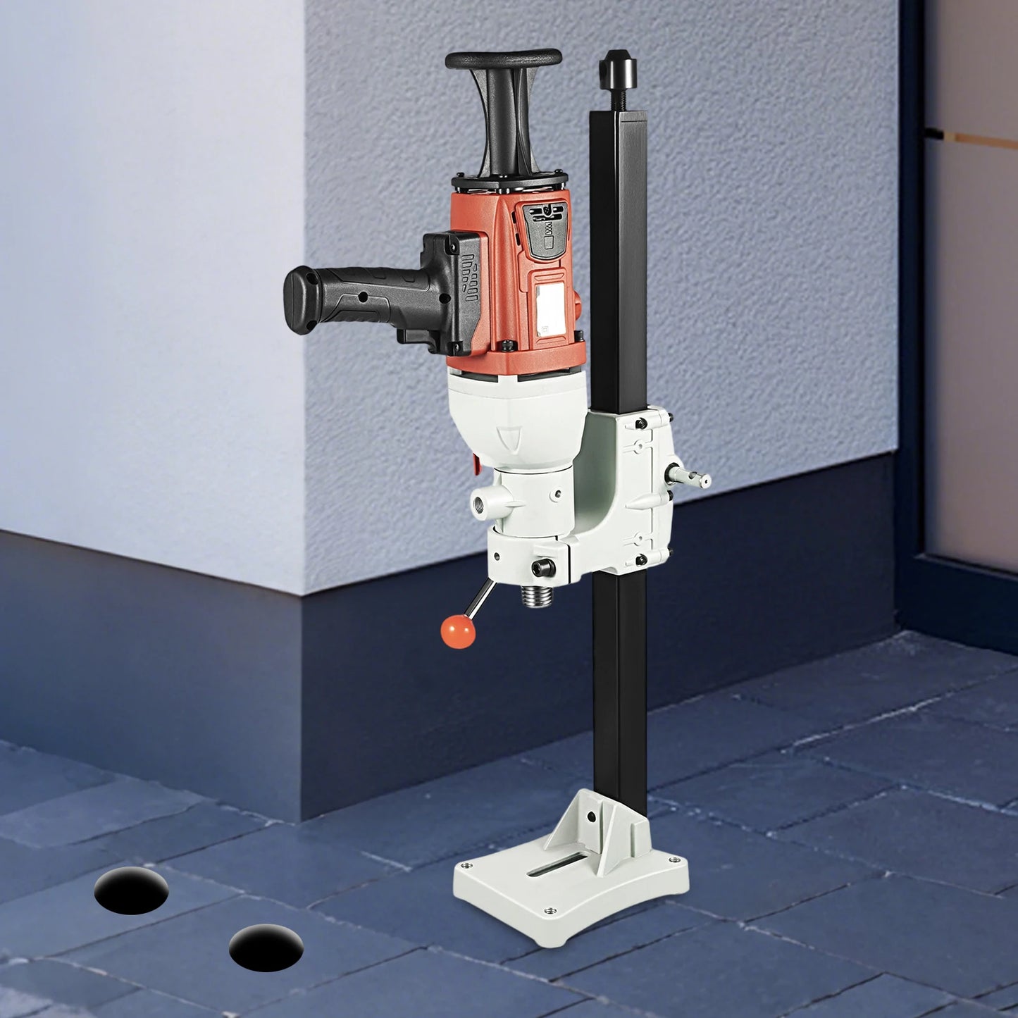 Betonboormachine – Boorstandaard – Kernboormachine – Diamantboor – Rotatiehamer – 2200W Krachtige Motor – Verstelbare 58cm Standaard