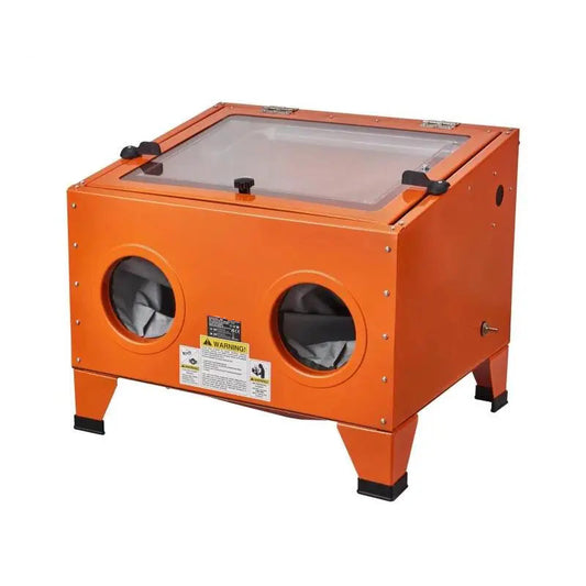 Sandstraalcabine – Zandstraalkast – Zandstraalcabine – Zandstraalinstallatie – Zandstraalwerkstation – 40 Gallon – Koudgewalst Staal - QUORE