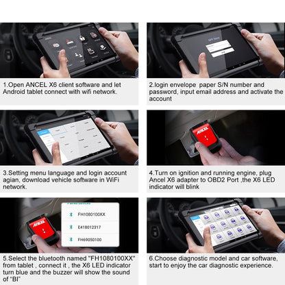 OBD2 Scanner – Diagnoseapparaat – Autodiagnose – Foutcode Lezer – Systeemdiagnose – 10,1 Inch Touchscreen – Bluetooth Verbinding
