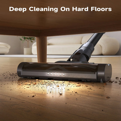 Steelstofzuiger - Draadloze - Vacuum Cleaner - Stofzuiger - LED Display - HEPA Filter – 30KPa - 260W - Anti-klit Vloerborstel - Voor Tapijt - Harde Vloeren - Huisdieren - Groen