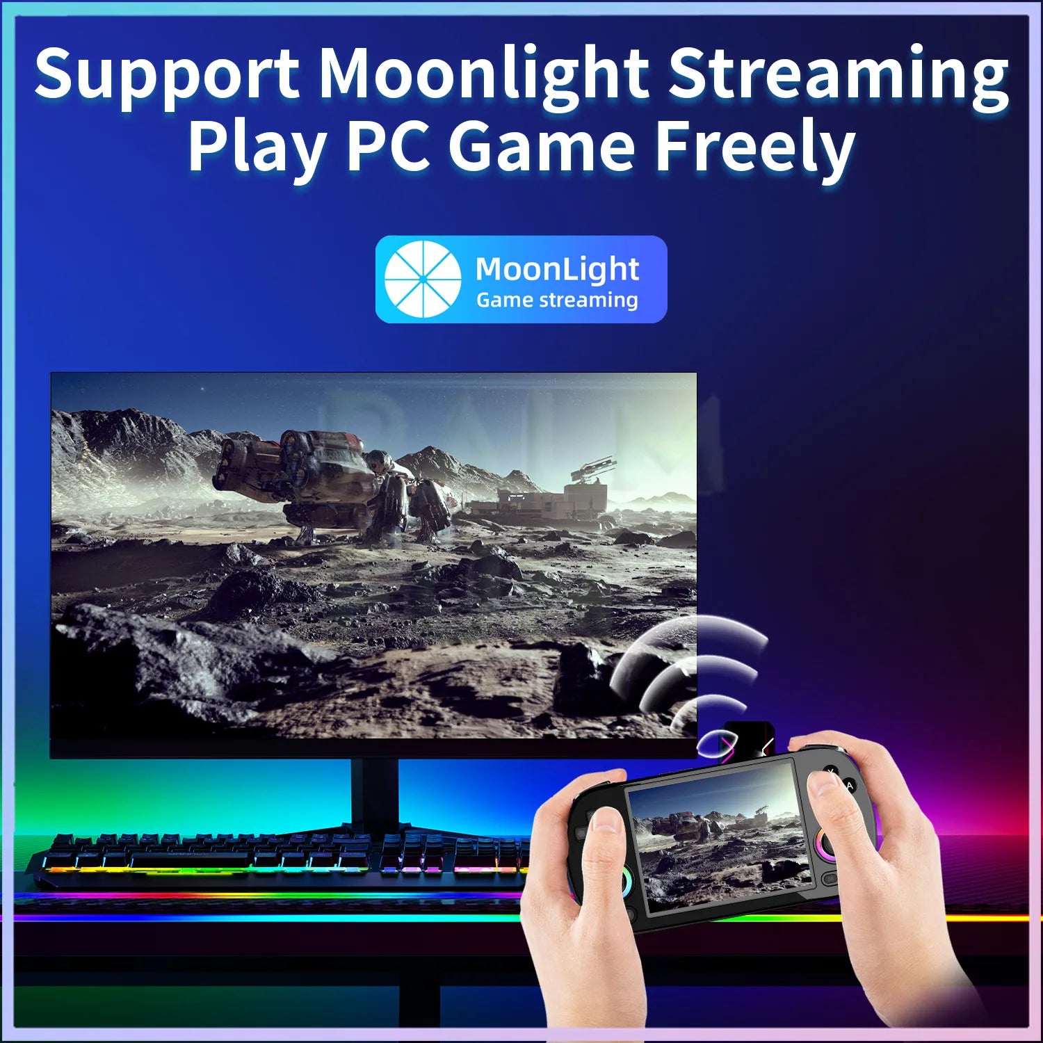 ANBERNIC RG40XX H Retro Handheld Game Console 64Bit 4 Inch IPS Screen Linux 5G WIFI Bluetooth HDMI-TV Output Video Gaming Player - QUORE