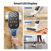 Cordless Stick Vacuum Cleaner - Stick Vacuum Cleaner - Vacuum Cleaner - Cordless Stick Vacuum Cleaner - Powerful Suction - Self-cleaning - LED display - 3 cleaning modes - 79 dB - 2600 mAh