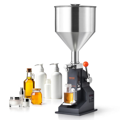 Vloeistof Vulmachine - Oliepomp - Vloeistofpomp - Handmatige Vloeistof- en Pasta Vulmachine - 5-100ML - Instelbaar & Efficiënt - QUORE