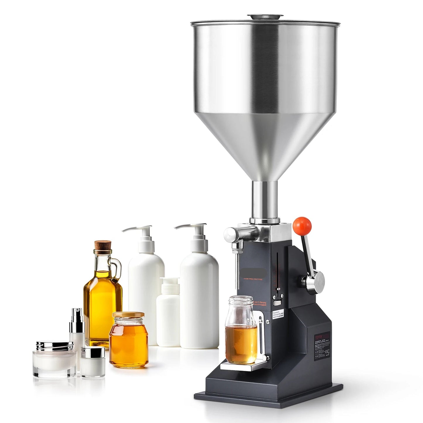 Vloeistof Vulmachine - Oliepomp - Vloeistofpomp - Handmatige Vloeistof- en Pasta Vulmachine - 5-50ML - Instelbaar & Efficiënt