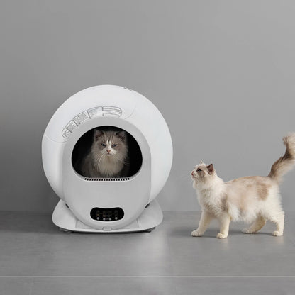 Automatische Kattenbak – Slimme Kattenbak – Zelfreinigende Kattenbak – Elektrische Kattenbak – Wifi Kattenbak – App Bedienbaar – 9L Afvalbakcapaciteit
