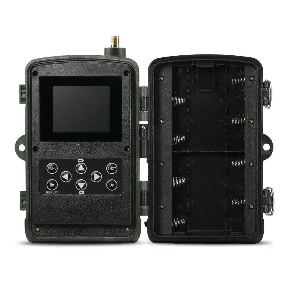 Wildcamera – Jachtcamera – Wildlife Camera – Buitencamera – Trailcam – 4K Video – Nachtzicht – WiFi – App – 30MP – IP66 Waterdicht