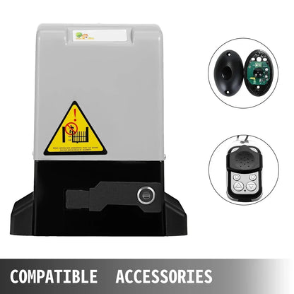 Automatische Schuifpoortopener – Poortopener – Schuifpoortaandrijving – Elektrische Poortbediening – 600 Kg Draaggewicht – 13 Meter Per Minuut – Weerbestendig - QUORE